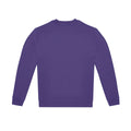 Radiant Purple - Back - B&C Unisex Adult ID.332 Crew Neck Sweatshirt