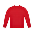 Red - Back - B&C Unisex Adult ID.332 Crew Neck Sweatshirt