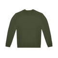 Urban Khaki - Front - B&C Unisex Adult ID.332 Crew Neck Sweatshirt