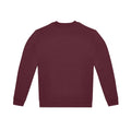 Burgundy - Back - B&C Unisex Adult ID.332 Crew Neck Sweatshirt