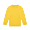 Pop Yellow - Front - B&C Childrens-Kids ID.332 Crew Neck Sweatshirt