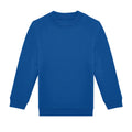 Royal Blue - Front - B&C Childrens-Kids ID.332 Crew Neck Sweatshirt