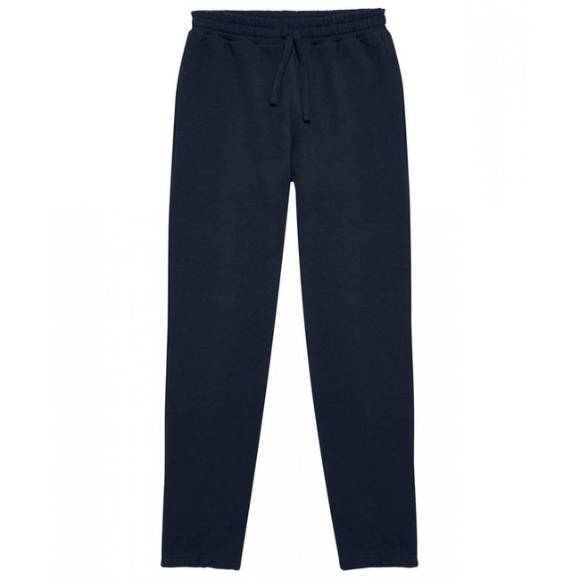 Navy - Front - B&C Unisex Adult ID.000 Jogging Bottoms