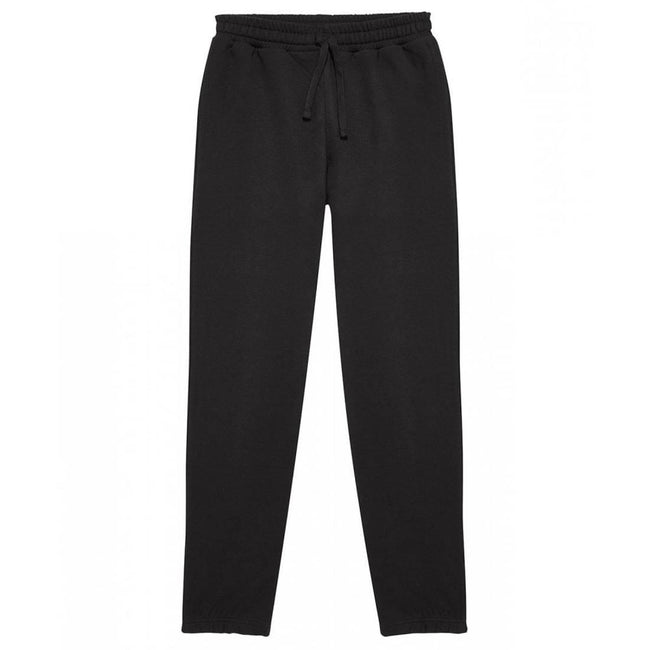 Black - Front - B&C Unisex Adult ID.000 Jogging Bottoms