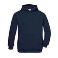 Navy - Front - B&C Childrens-Kids ID.333 Hoodie