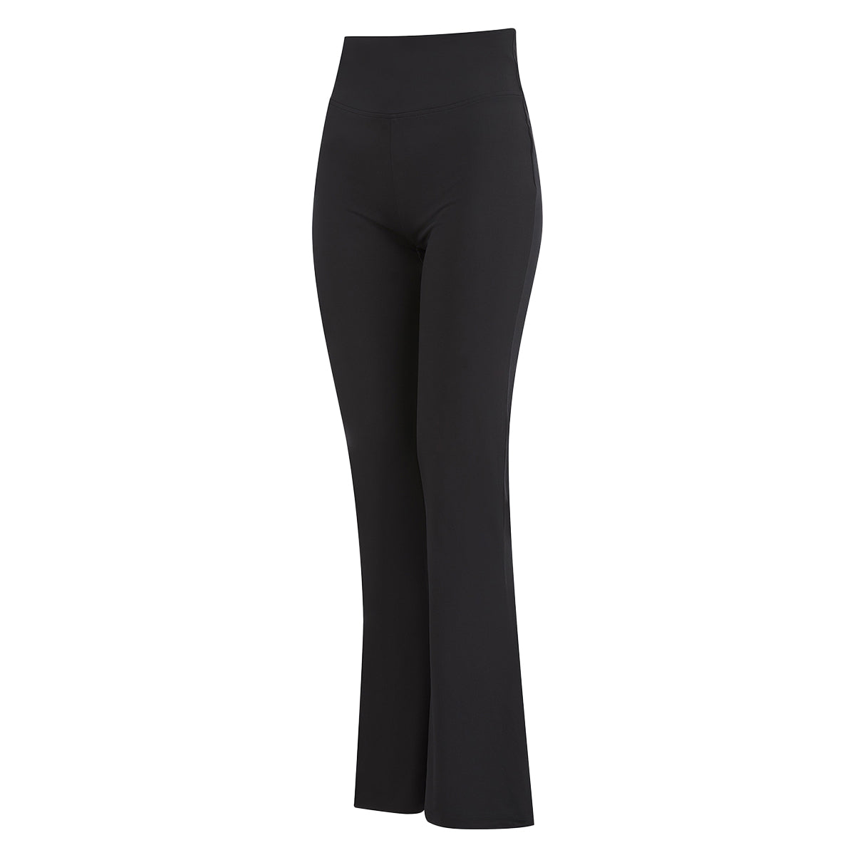 Black - Lifestyle - SF Womens-Ladies Flared Leggings