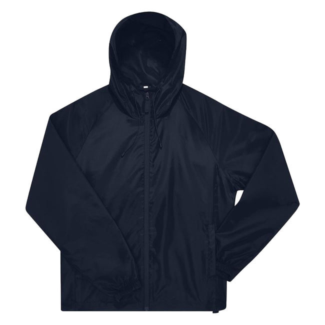 Navy - Front - B&C Unisex Adult #Reset Windbreaker