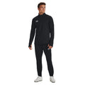 Black - Side - Under Armour Mens UA Challenger Quarter Zip Midlayer