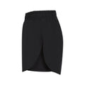 Black - Side - Tombo Womens-Ladies Double Layered Sports Shorts