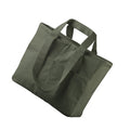 Olive Green - Back - Westford Mill Cargo Double Handle Tote Bag