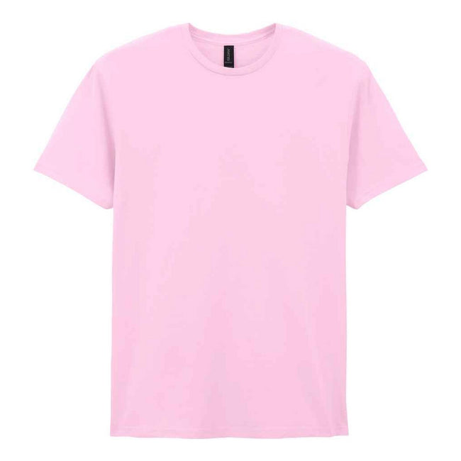 Light Pink - Front - Gildan Unisex Adult Soft Style T-Shirt