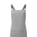 Dark Grey - Back - Premier Cross Back Bib Apron