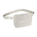 Natural Stone - Front - Quadra Recycled Polyester Crossbody Bag