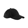 Black - Front - Beechfield Unisex Adult Baseball Cap