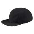 Black - Back - Beechfield Unisex Adult Recycled Fleece Camper Cap