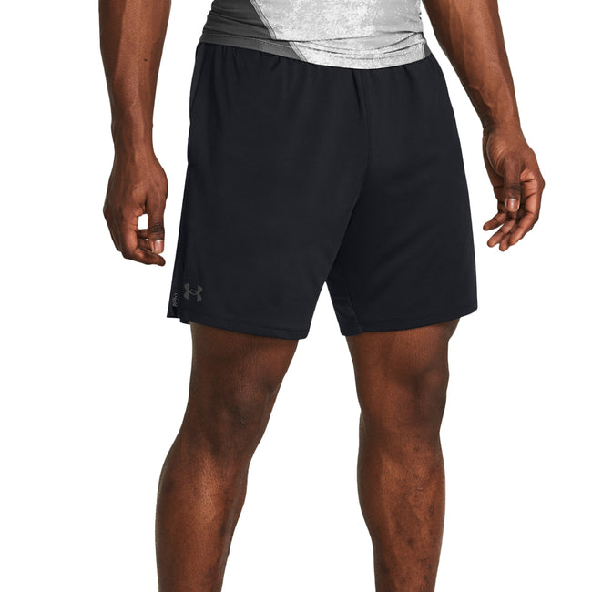 Black - Front - Under Armour Mens Logo Shorts