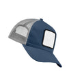 Slate Blue-Light Grey - Back - Beechfield Appliqué 5 Panel Trucker Cap