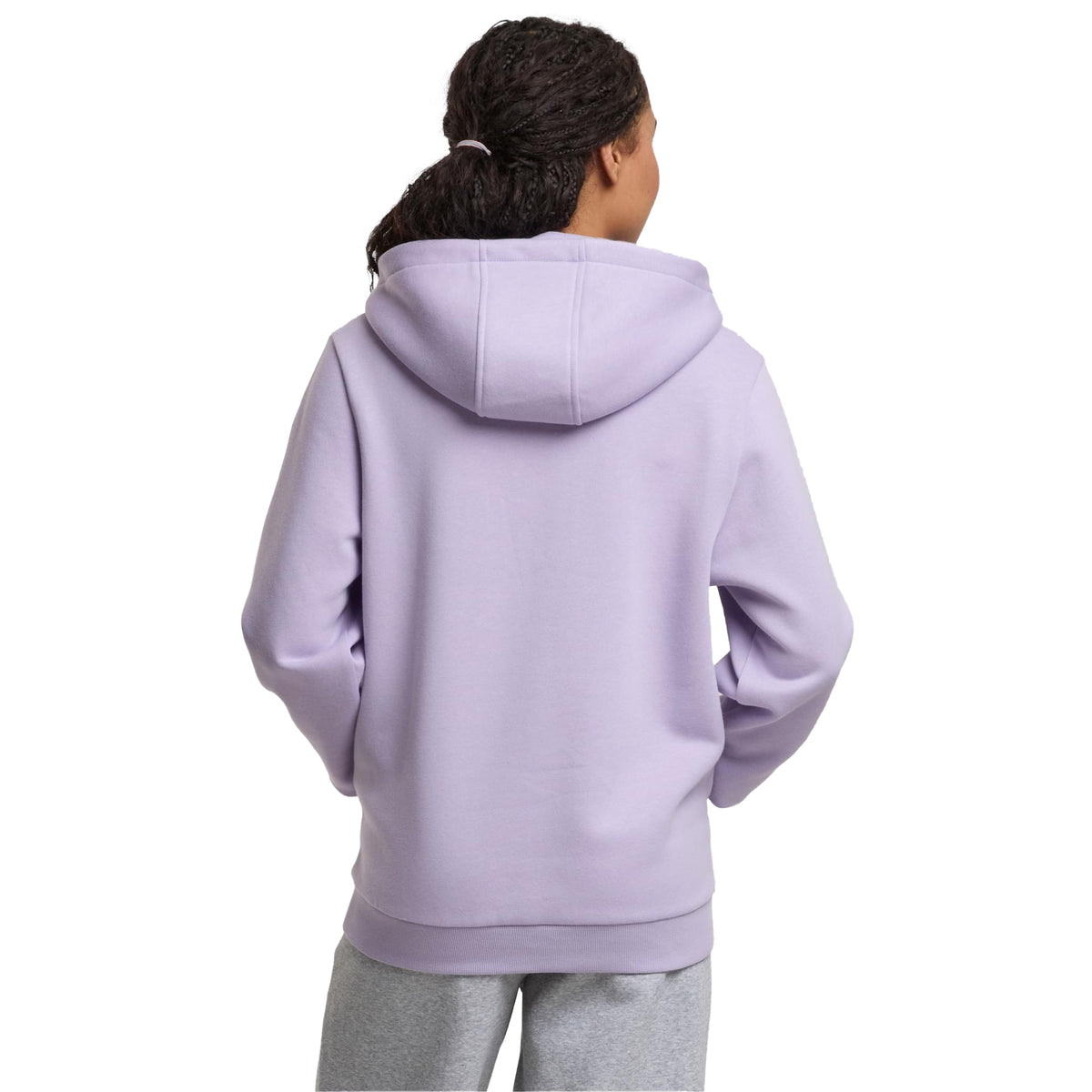 Lilac - Pack Shot - Build Your Brand Womens-Ladies Fluffy Hoodie
