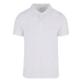 White - Front - Build Your Brand Mens Sorona Polo Shirt