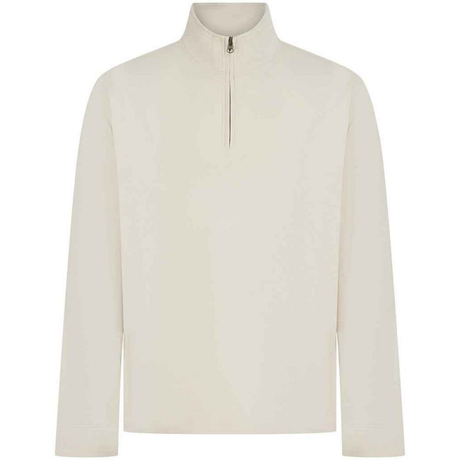 Natural - Front - Front Row Mens Pique Top