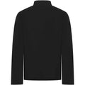 Black - Back - Front Row Mens Pique Top