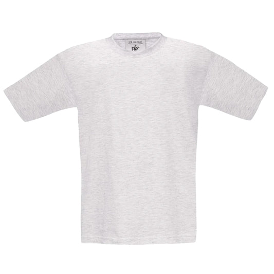 Ash Grey - Front - B&C Childrens-Kids #E150 T-Shirt