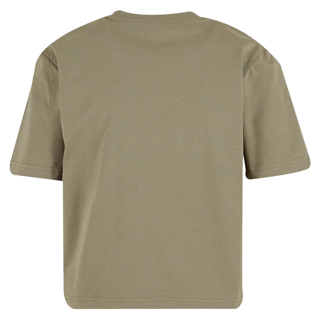 Pale Olive - Back - Build Your Brand Womens-Ladies Sorona Loose T-Shirt