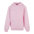 Soft Pink - Front - Build Your Brand Childrens-Kids Fluffy Hoodie