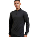 Black - Back - Premier Mens Essential Coolchecker Long-Sleeved Chef Shirt