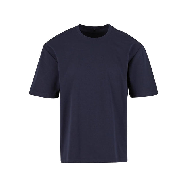 Navy - Front - Build Your Brand Mens Sorona Loose Fit T-Shirt