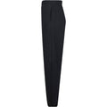 Black - Side - Build Your Brand Womens-Ladies Fluffy Sweatpants