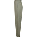 Pale Olive - Side - Build Your Brand Womens-Ladies Fluffy Sweatpants