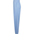 Powder Blue - Side - Build Your Brand Womens-Ladies Fluffy Sweatpants