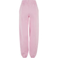 Soft Pink - Back - Build Your Brand Womens-Ladies Fluffy Sweatpants