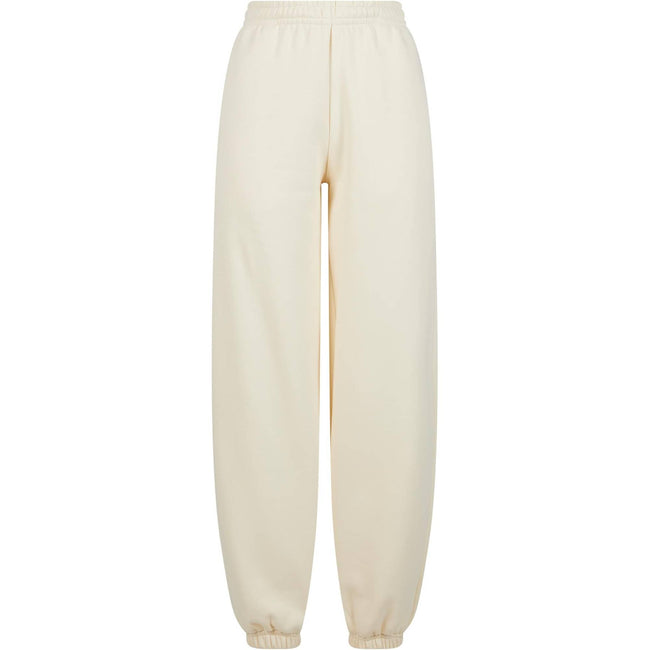 White Sand - Front - Build Your Brand Womens-Ladies Fluffy Sweatpants