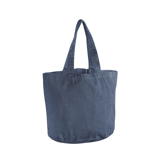 Vintage Denim - Front - Westford Mill Garment Dyed 29L Tote Bag