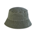 Vintage Olive - Front - Beechfield Unisex Adult Vintage Bucket Hat