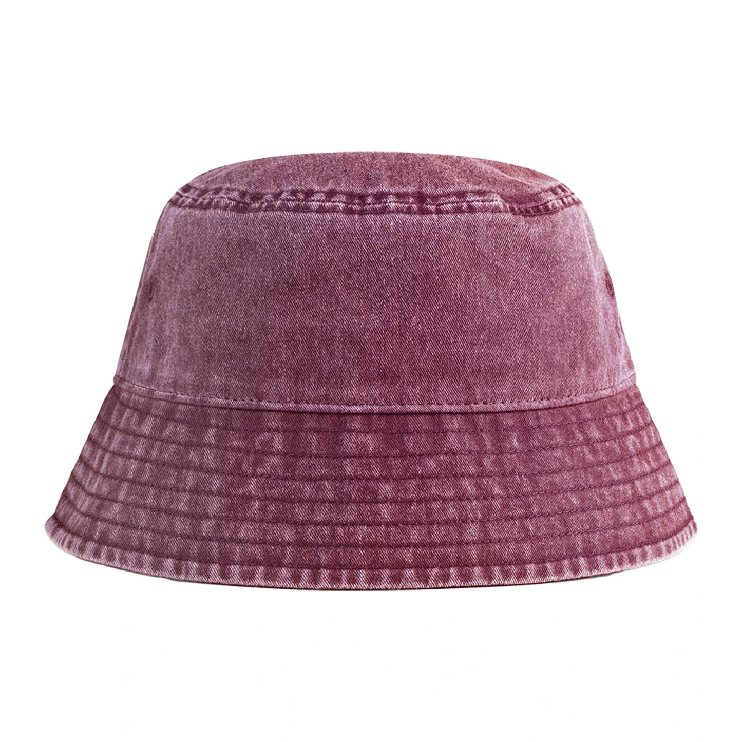 Vintage Red - Back - Beechfield Unisex Adult Vintage Bucket Hat