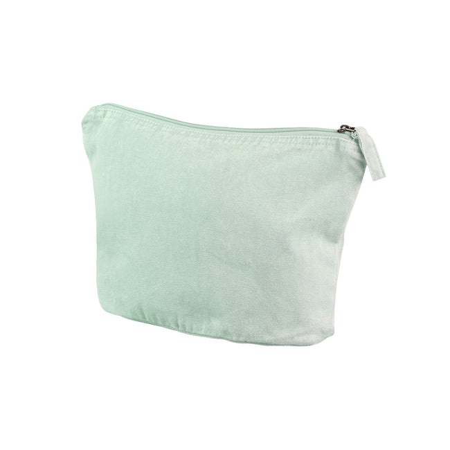 Vintage Aqua - Back - Westford Mill Garment Dyed Accessory Bag