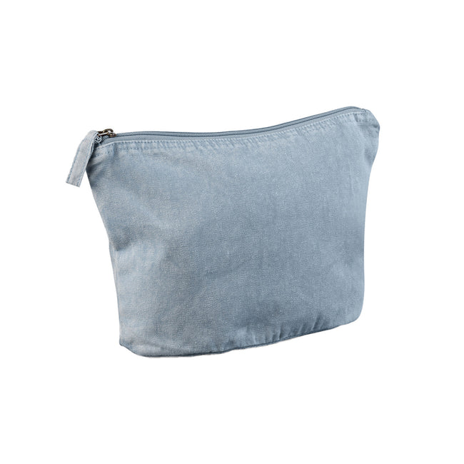 Vintage Light Blue - Front - Westford Mill Garment Dyed Accessory Bag