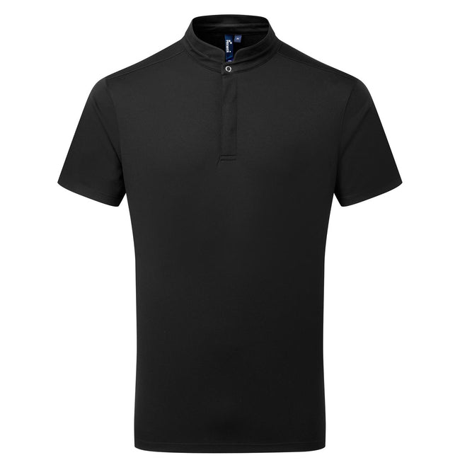 Black - Front - Premier Unisex Adult Coolchecker Chef Shirt