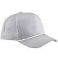 Light Grey-White - Front - Beechfield Coolmax Baseball Cap