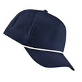 Navy-White - Back - Beechfield Coolmax Baseball Cap