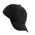 Black - Back - Beechfield Unisex Adult EarthAware Organic Baseball Cap