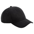 Black - Front - Beechfield Unisex Adult EarthAware Organic Baseball Cap