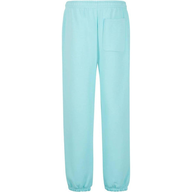 Beryl Blue - Back - Build Your Brand Mens Fluffy Jogging Bottoms
