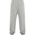 Light Asphalt - Back - Build Your Brand Mens Fluffy Jogging Bottoms