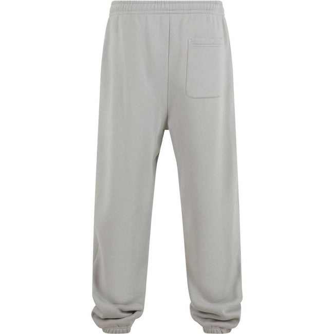 Light Asphalt - Back - Build Your Brand Mens Fluffy Jogging Bottoms