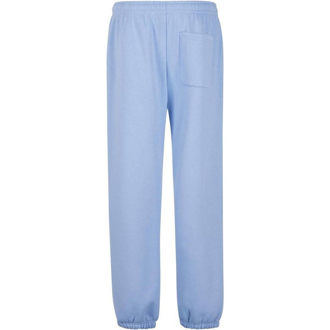 Powder Blue - Back - Build Your Brand Mens Fluffy Jogging Bottoms