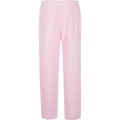 Soft Pink - Back - Build Your Brand Mens Fluffy Jogging Bottoms